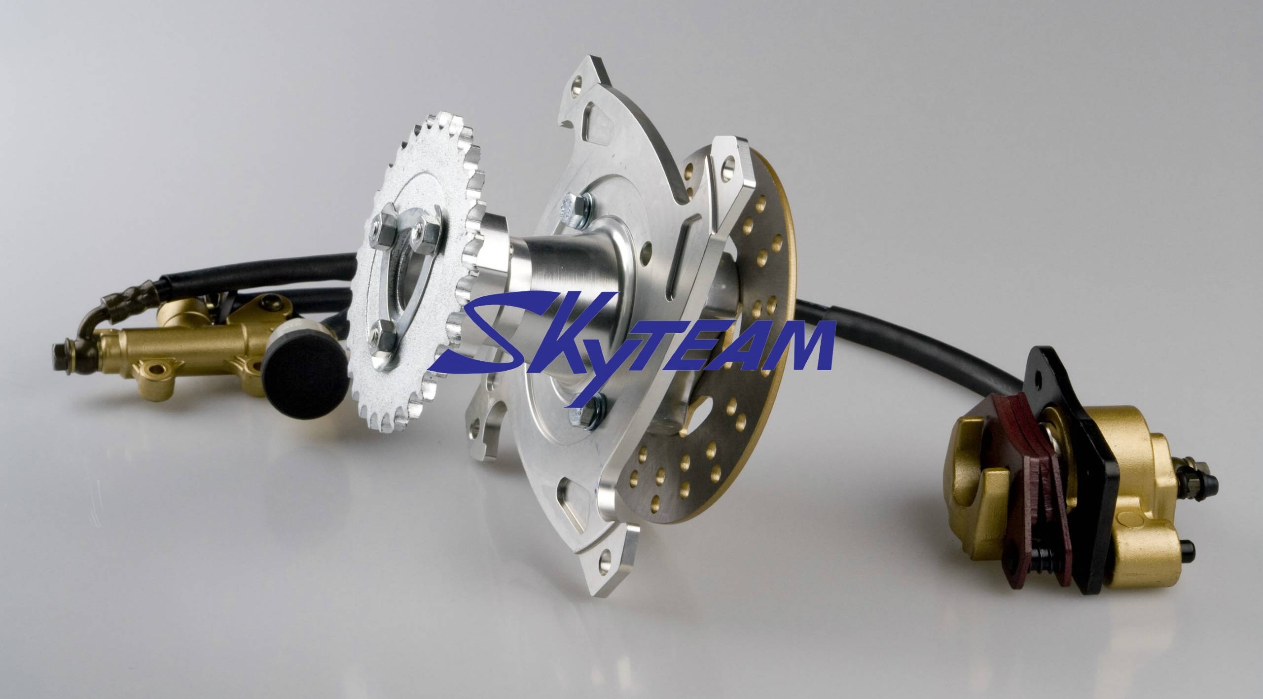 SkyTeam Tuning Parts--CNC Aluminum Rear Disc Brake Assy for Honda SKYTEAM DAX - Image 2