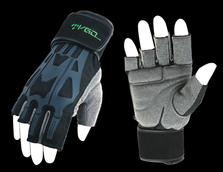 Fingerless Weightlifting Gloves with Wrist Support