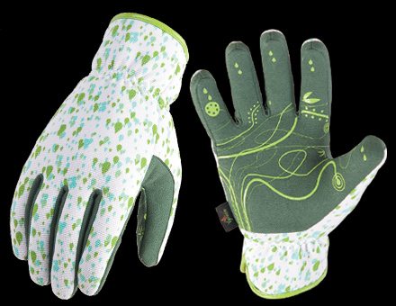 Gardening Gloves with Patterned Design