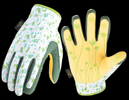 Floral Patterned Gardening Gloves