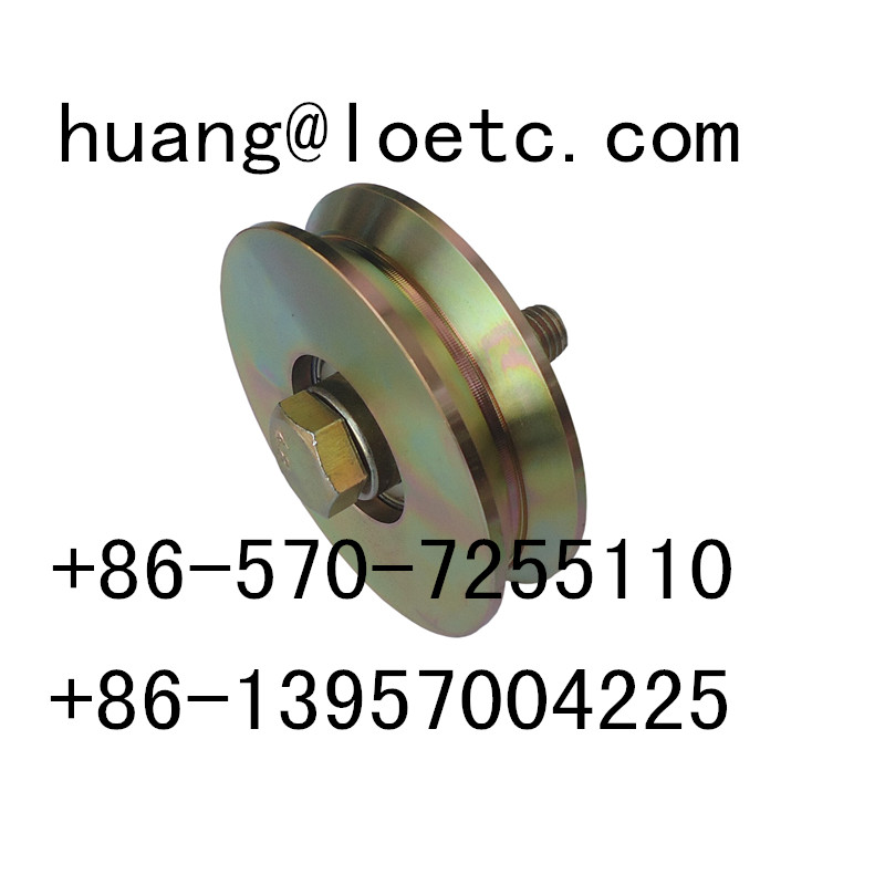 Yellow Zinc Plated Sliding Door Wheel