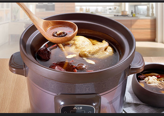 Electric Slow Cooker with Multiple Functions
