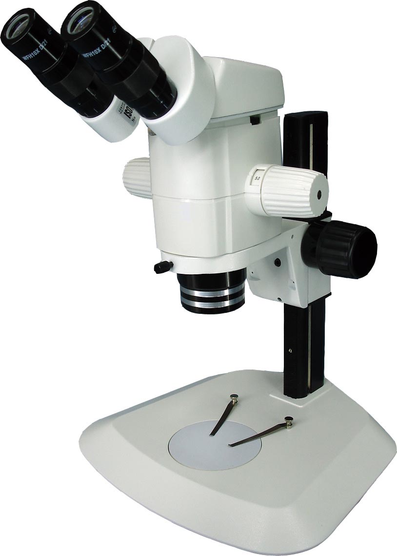 Stereo Zoom Microscope with Fan-Style Base