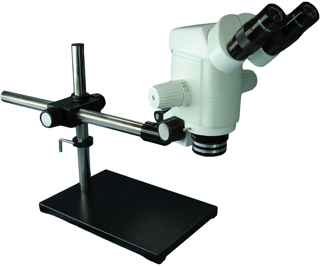 Stereo Microscope with Boom Stand