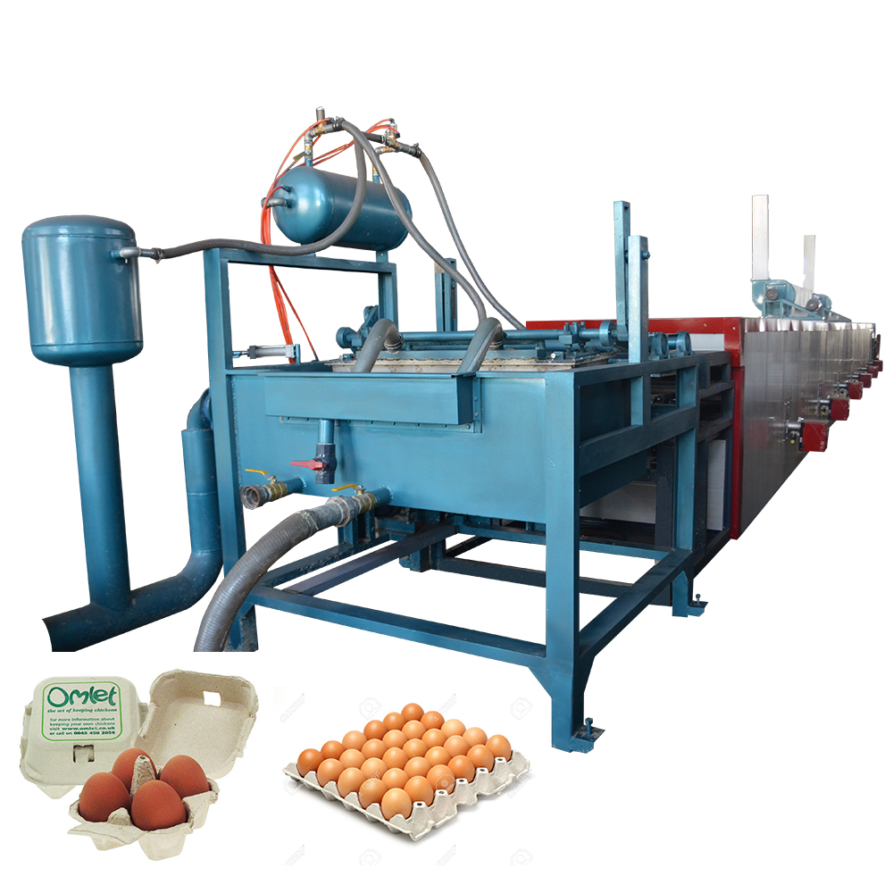 Small 1000pcs/h pulp molding egg tray making machine - Image 2