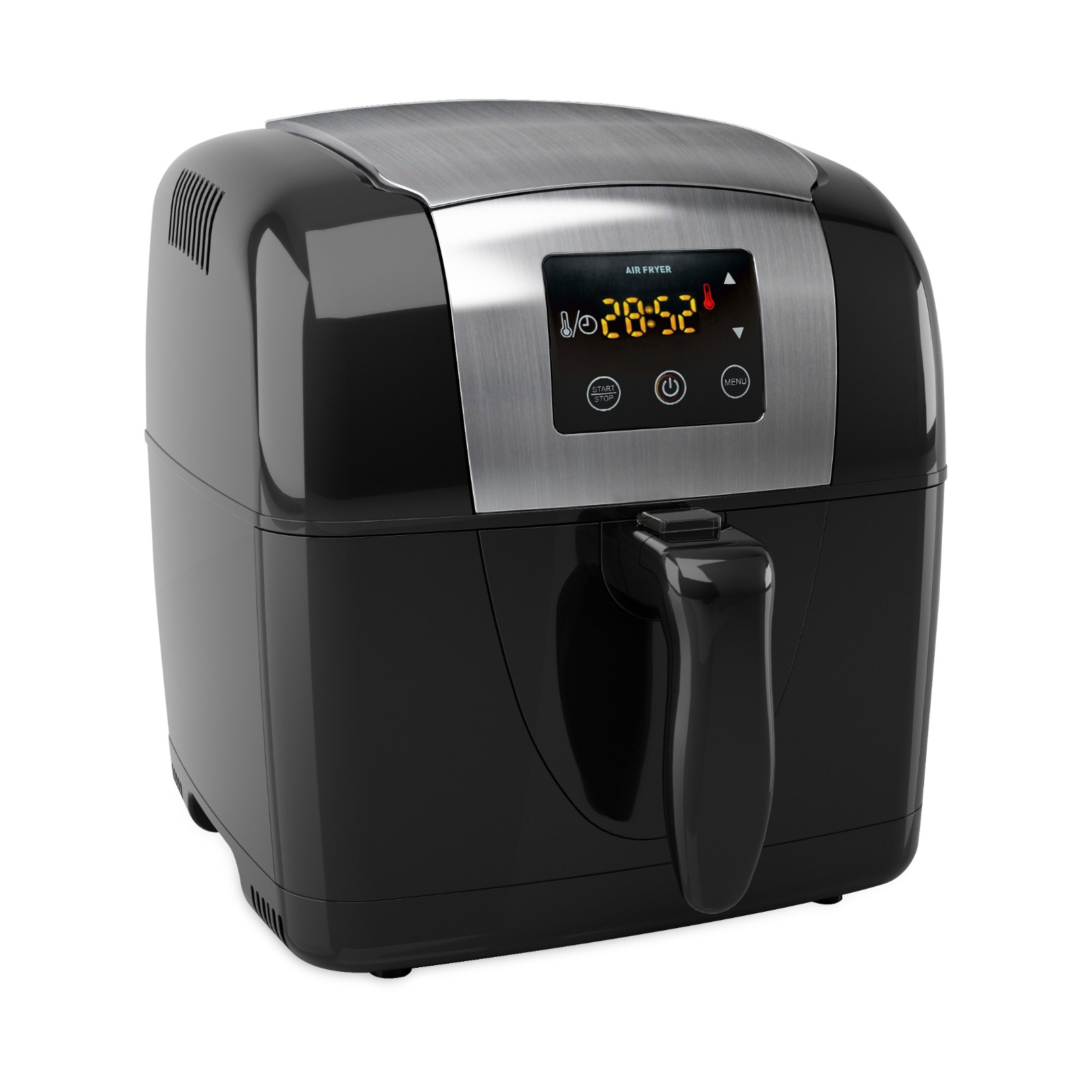 small home appliance air fryer air oven with 2.0L basket stainless steel housing touchable - Image 3