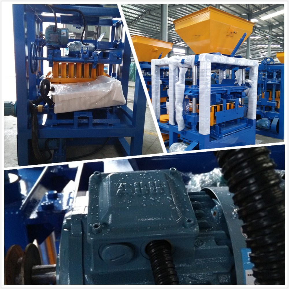 Semi-Automatic Concrete Block Machine