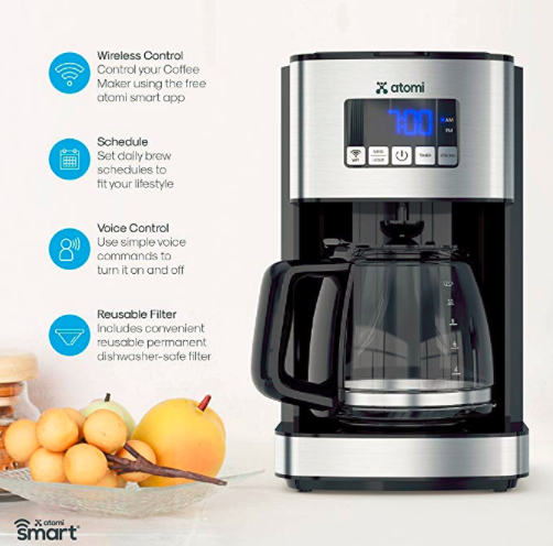 Smart drip coffee machine with WiFi - Image 2