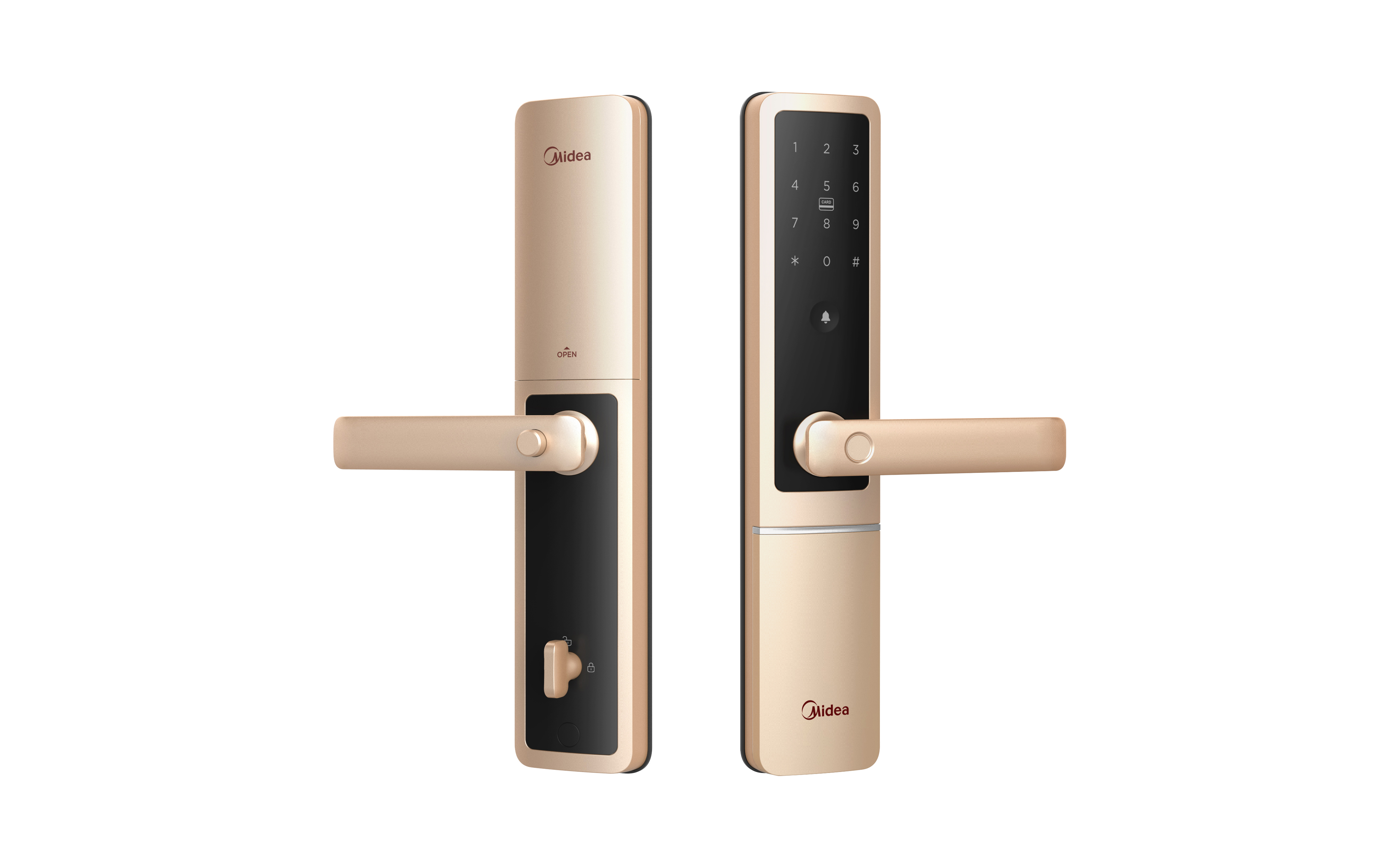 Keyless Entry Smart Lock with Keypad and Card Reader