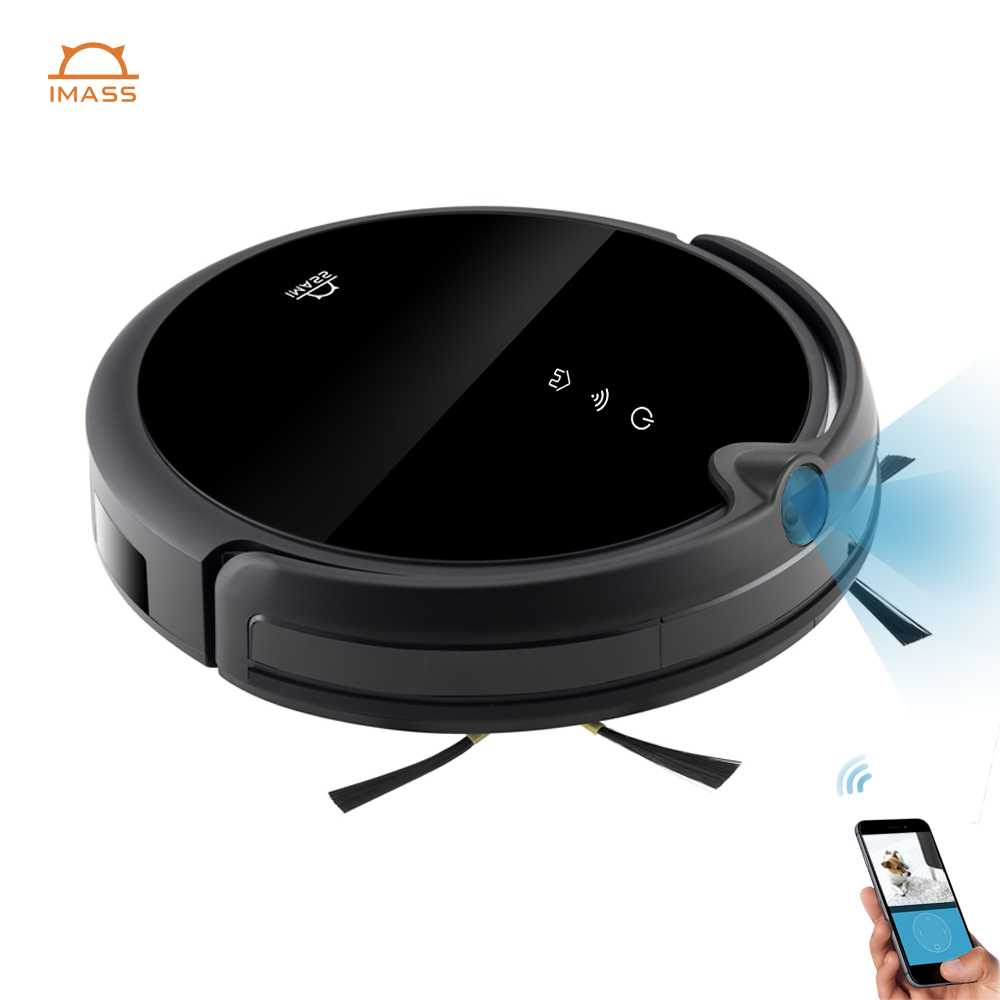 Smart Robot Vacuum Cleaner Sweep and Mop Function with Glass Touch Panel - Image 2
