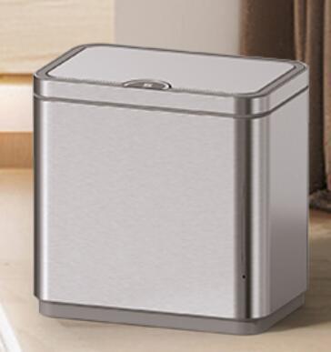 Smart Stainless Steel Trash Can with Automatic Lid