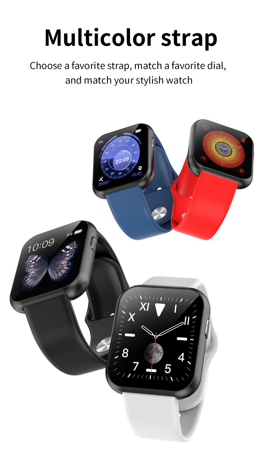 smart watch with various style dials - Image 2