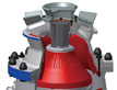 Fixed main shaft assembly detail