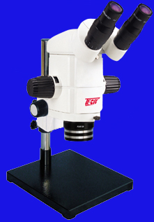 Trinocular Stereo Microscope with Pole Stand