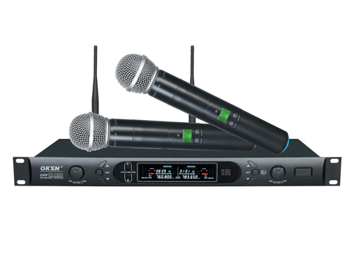 Dual-Channel UHF Wireless Microphone System