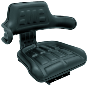 Heavy-Duty Tractor Seat with High Back and Armrests