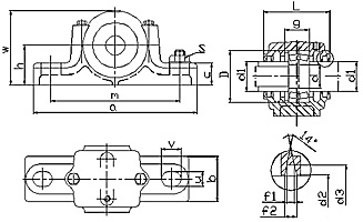 Pillow Block Bearing Unit SN200