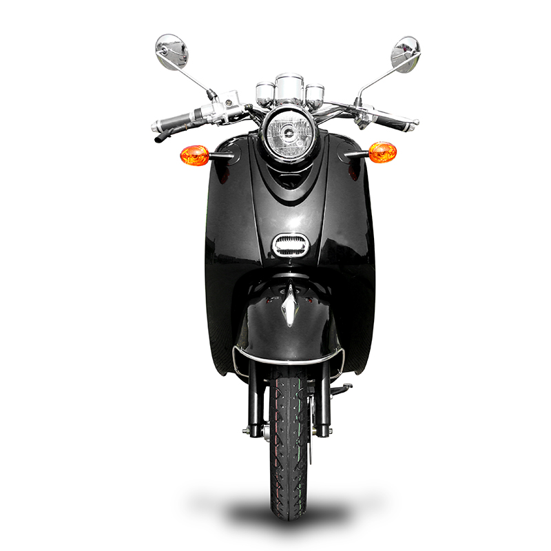 Front view in black color
