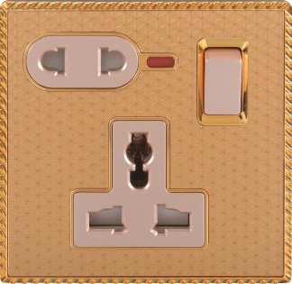 Multi-Outlet Electrical Socket with Switch