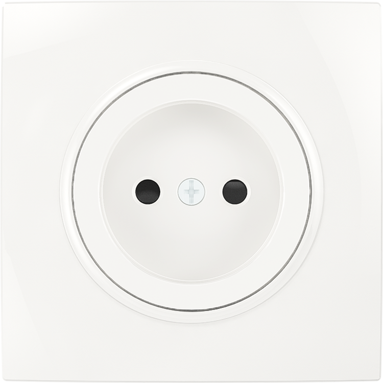 Socket-outlet 2P without earth single with shutter - Image 2
