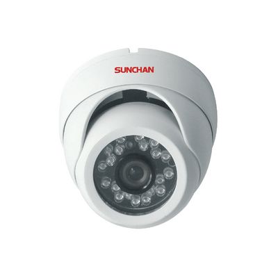 Dome Security Camera with Infrared Night Vision