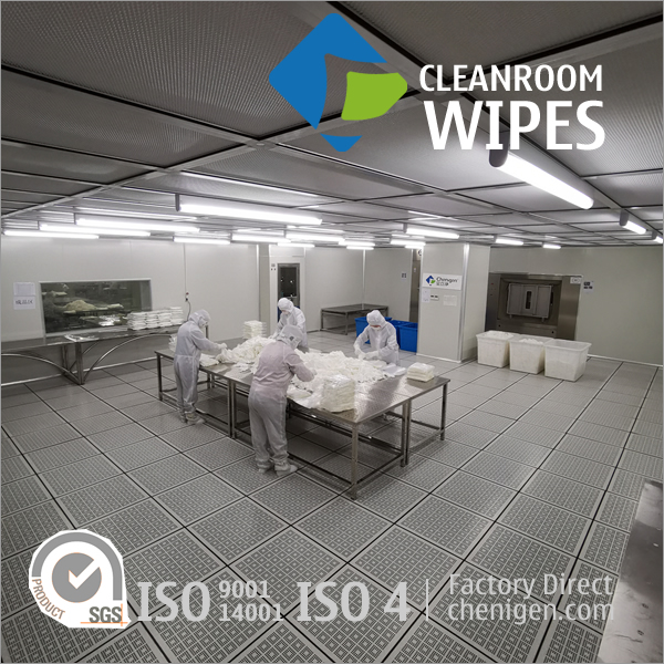 Knitted Polyester-Nylon Microfiber Cleanroom Wipes