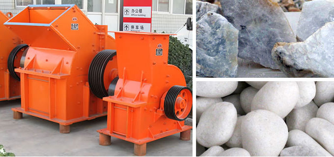 Soft rock hammer crusher unit