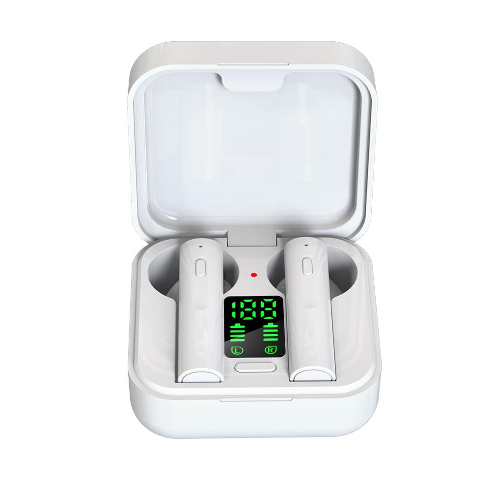 Solar charging Mini Bluetooth 5.0 digital display Bluetooth earphone - Image 2