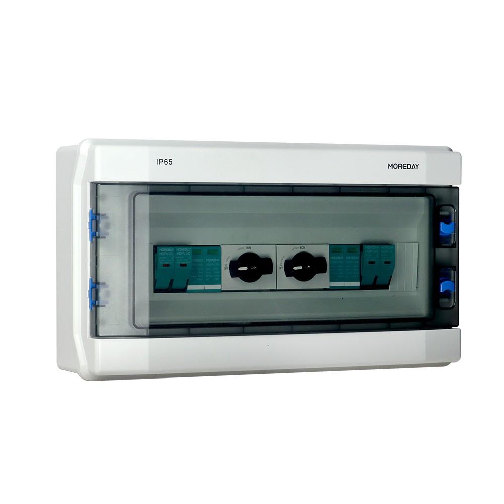 Solar Combiner Box, Briidea PV Combiner Box 2 String with 10A Circuit Breakers & Lightning - Image 3