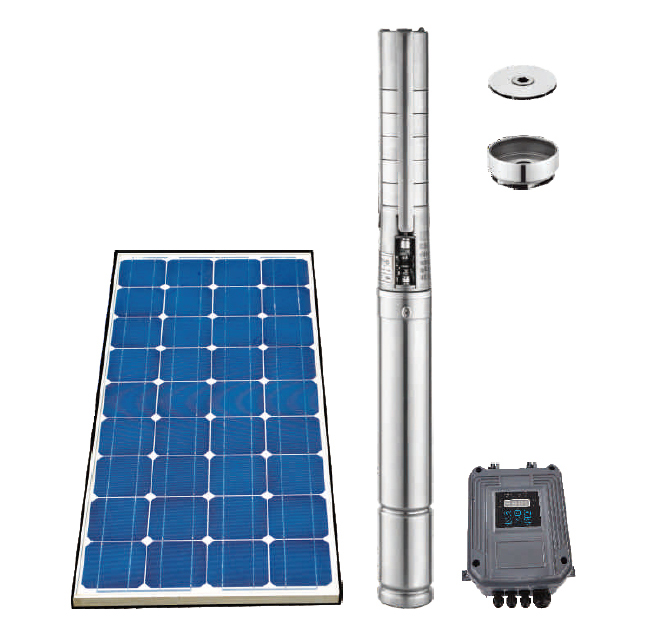 Solar Deep Well Submersible Water Pump System