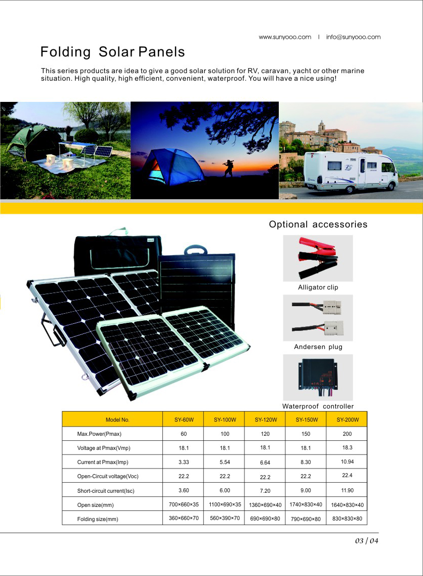 Foldable Solar Panel Charger