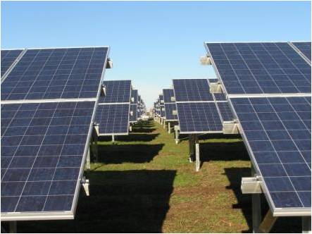 Photovoltaic Solar Panel Array for Power Generation