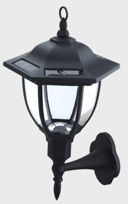 Solar Powered Outdoor Wall Lantern