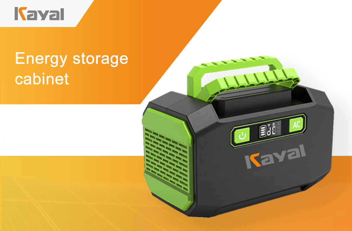 Portable power station with handle