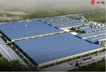Photovoltaic Solar Panel Array