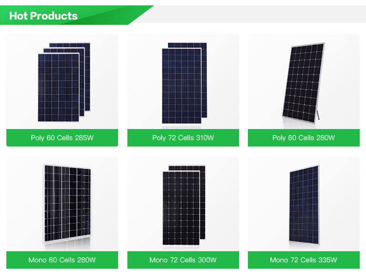 High-performance solar panel variety