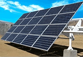 High-Efficiency Solar Panel Array for Power Generation