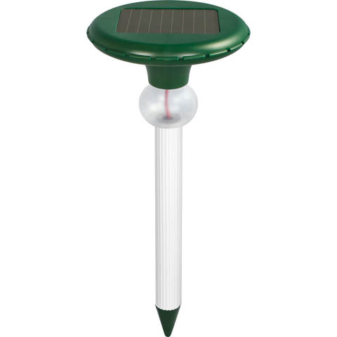 Solar Powered Snake and Mole Repeller with Multi-Pulse Vibration and LED