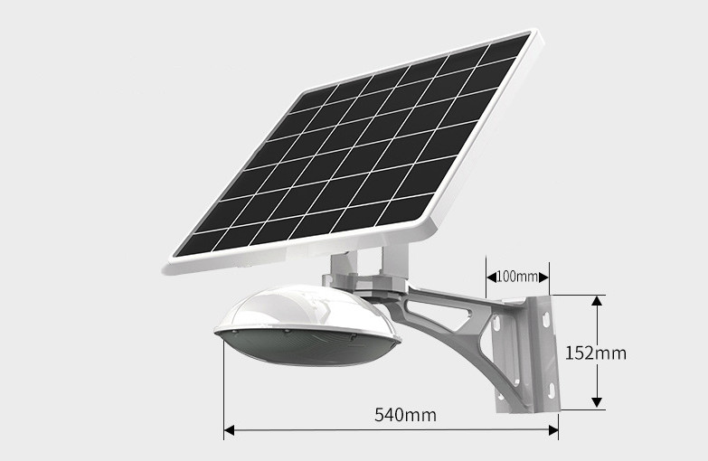Solar-Powered Street Light with Mounting Bracket