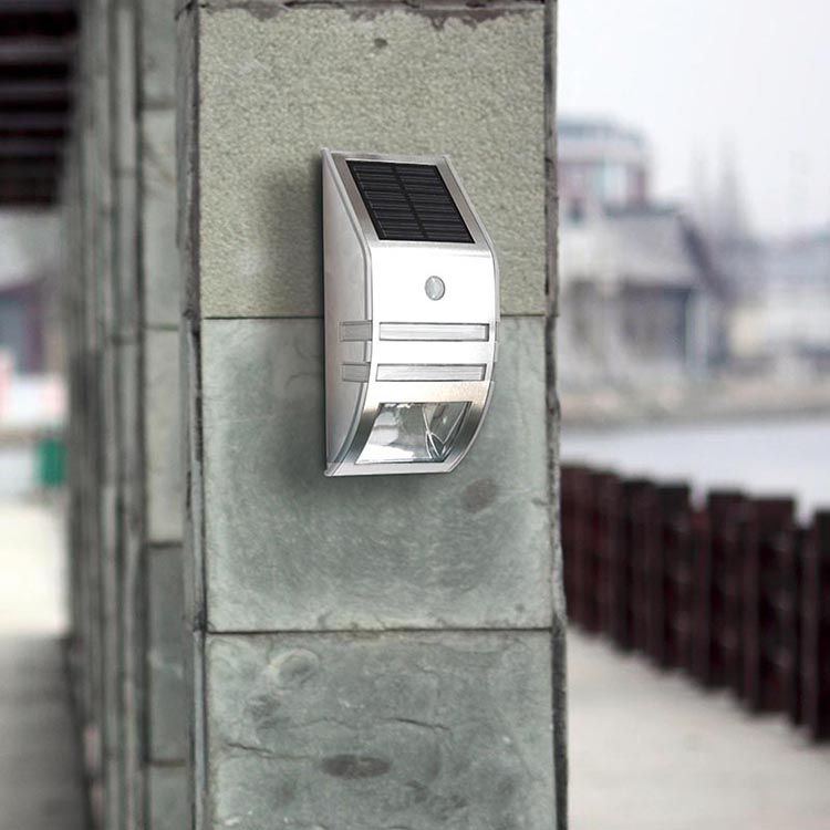 Outdoor Solar Powered Wall Light