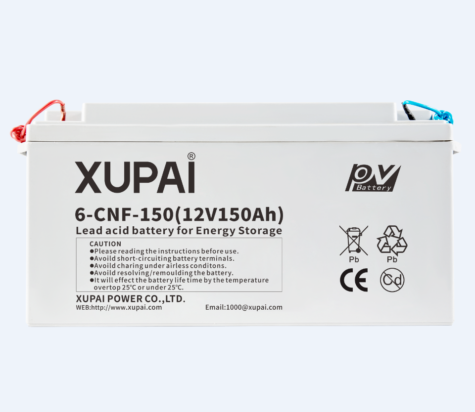 12V 150Ah Lead-Acid Battery for Solar/Wind Systems