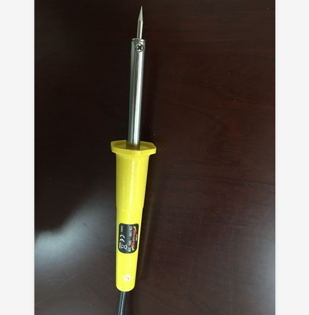 Electrical Soldering Iron with Yellow Handle