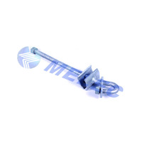 Hot-Dip Galvanized Steel Suspension Hook for Aerial Cables