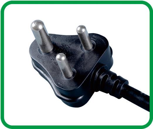 South African Standard Power Cord