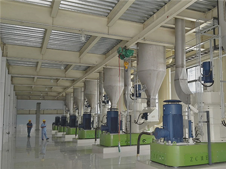 Protein milling and packing machinery