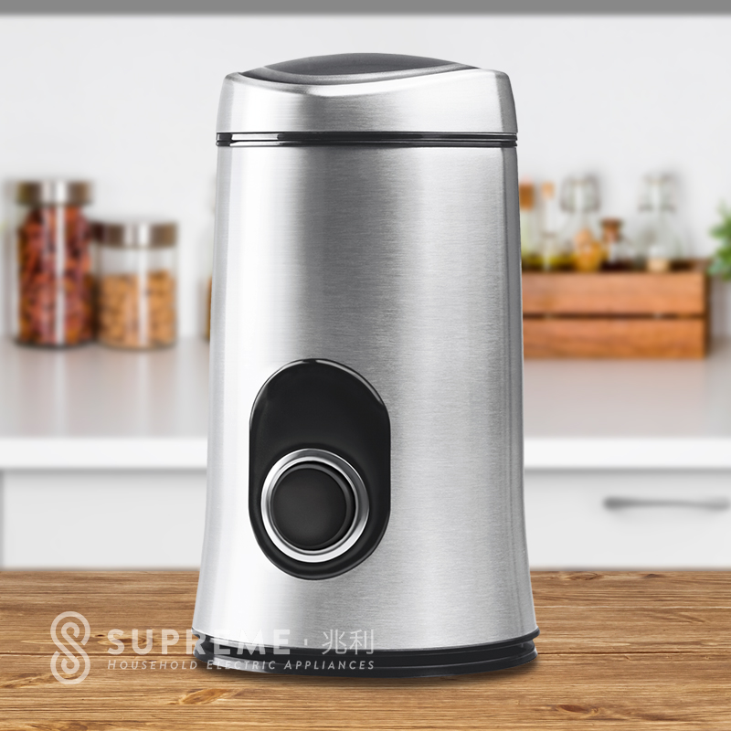 Electric Coffee Bean Grinder with Stainless Steel Blade