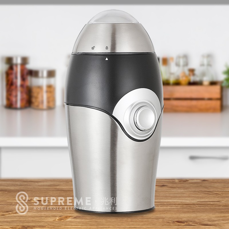 Electric Coffee Bean Grinder with Stainless Steel Blade
