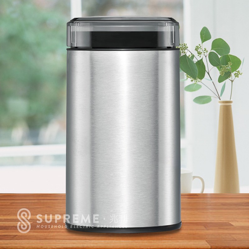 Electric Coffee Grinder with Stainless Steel Blade