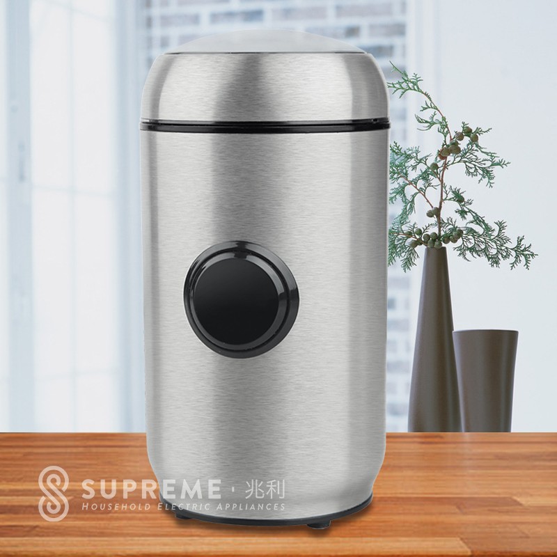 Electric Coffee Grinder with Stainless Steel Blade
