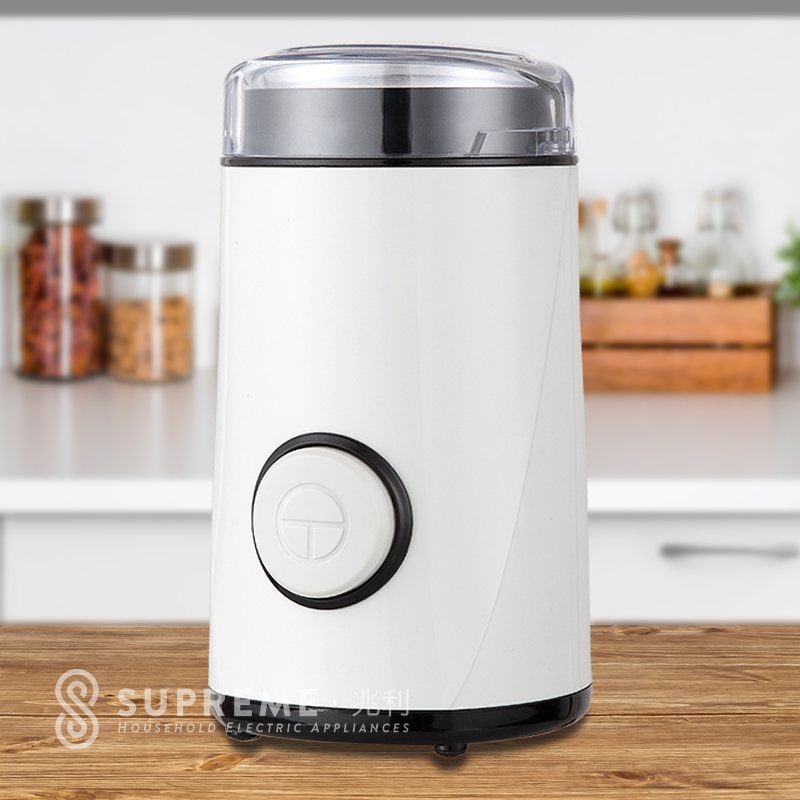 Electric Coffee Grinder with Stainless Steel Blade